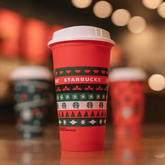 STARBUCKS 2020 Reusable Holiday Red Cup - Picture 1 of 2